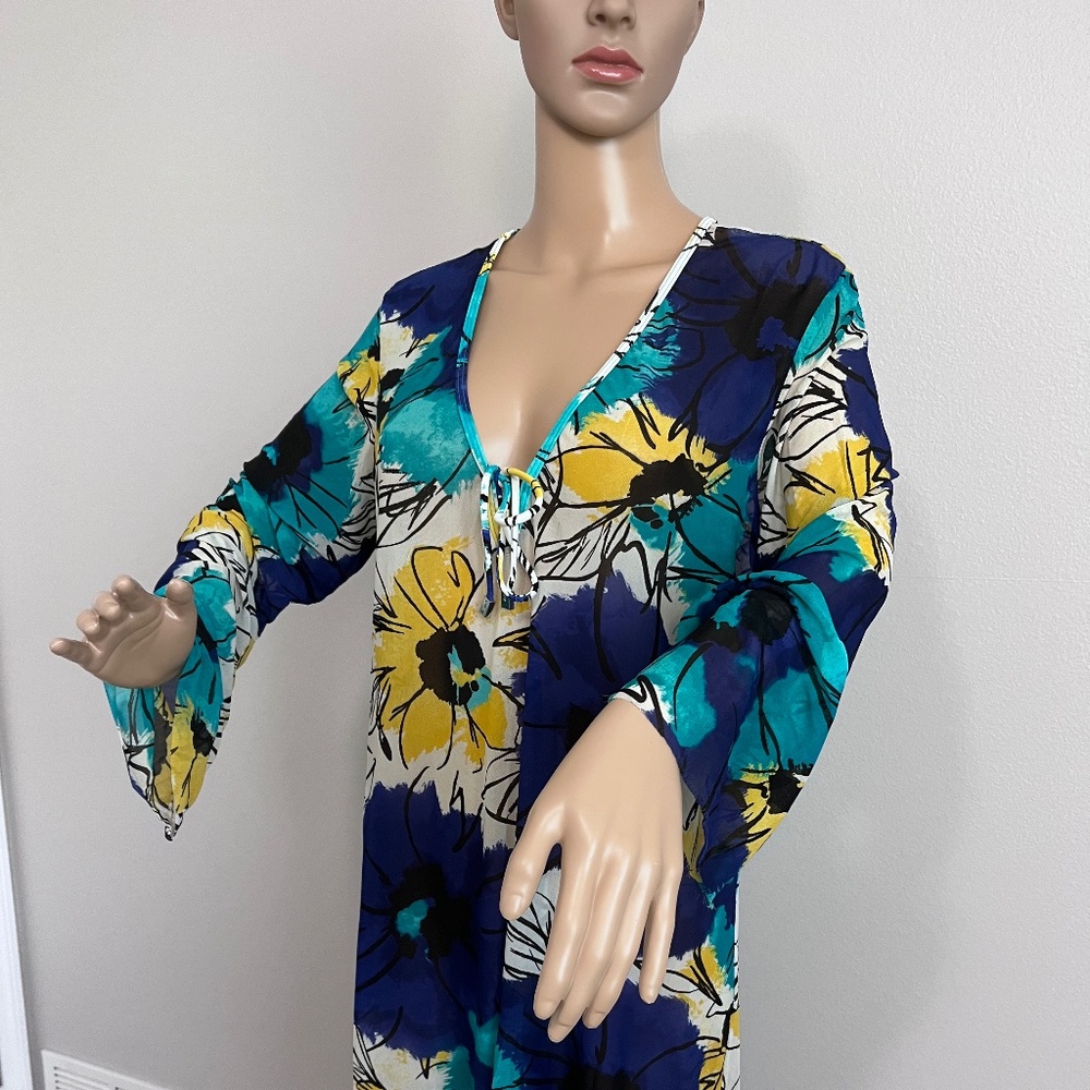 Be Creative Women’s Floral-Print Cover-Up Dress - Picture 5 of 11